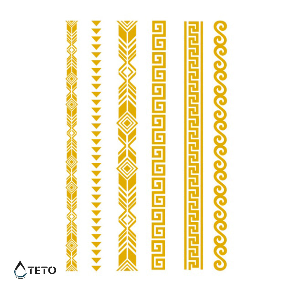 Armbänder - Set – Typ A - TETO Temporäre Tattoos