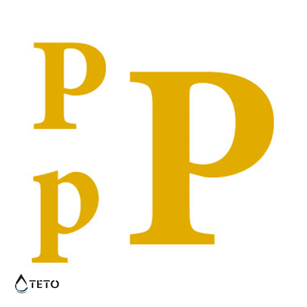Buchstabe P - Set - TETO Temporäre Tattoos