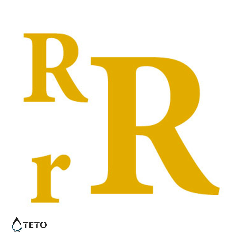 Buchstabe R - Set - TETO Temporäre Tattoos