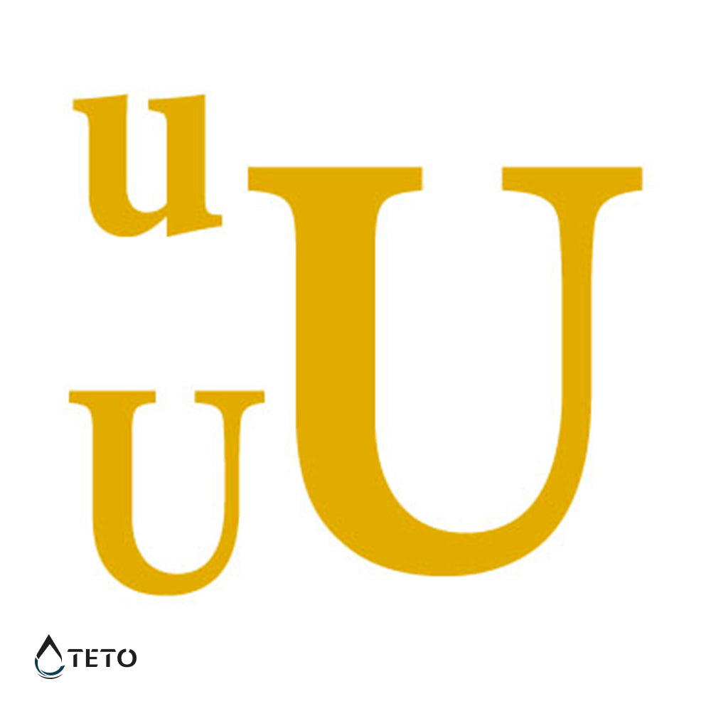 Buchstabe U - Set - TETO Temporäre Tattoos