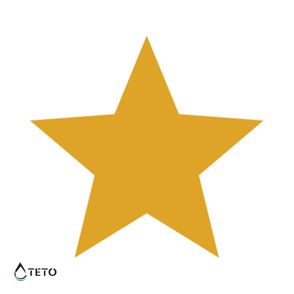 Goldener Stern - TETO Temporäre Tattoos
