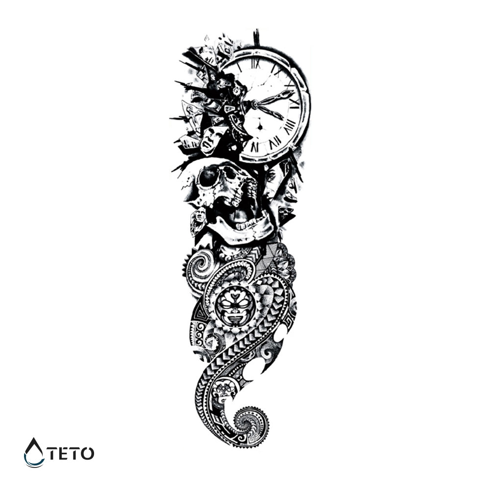 Die Stunde des Todes - TETO Temporäre Tattoos
