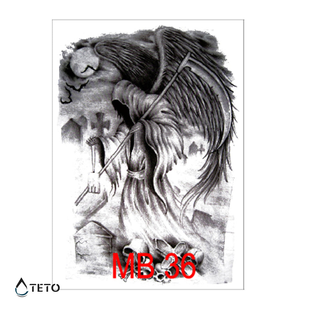 Der Tod - TETO Temporäre Tattoos