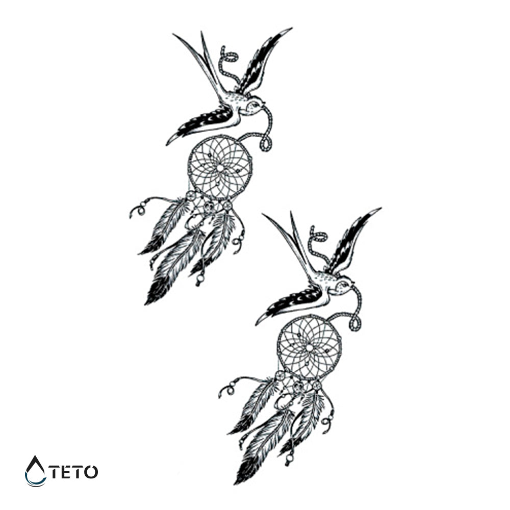 Traumfänger - Set - TETO Temporäre Tattoos