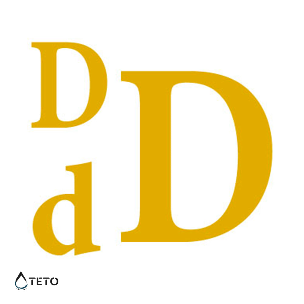 Buchstabe D - Set - TETO Temporäre Tattoos