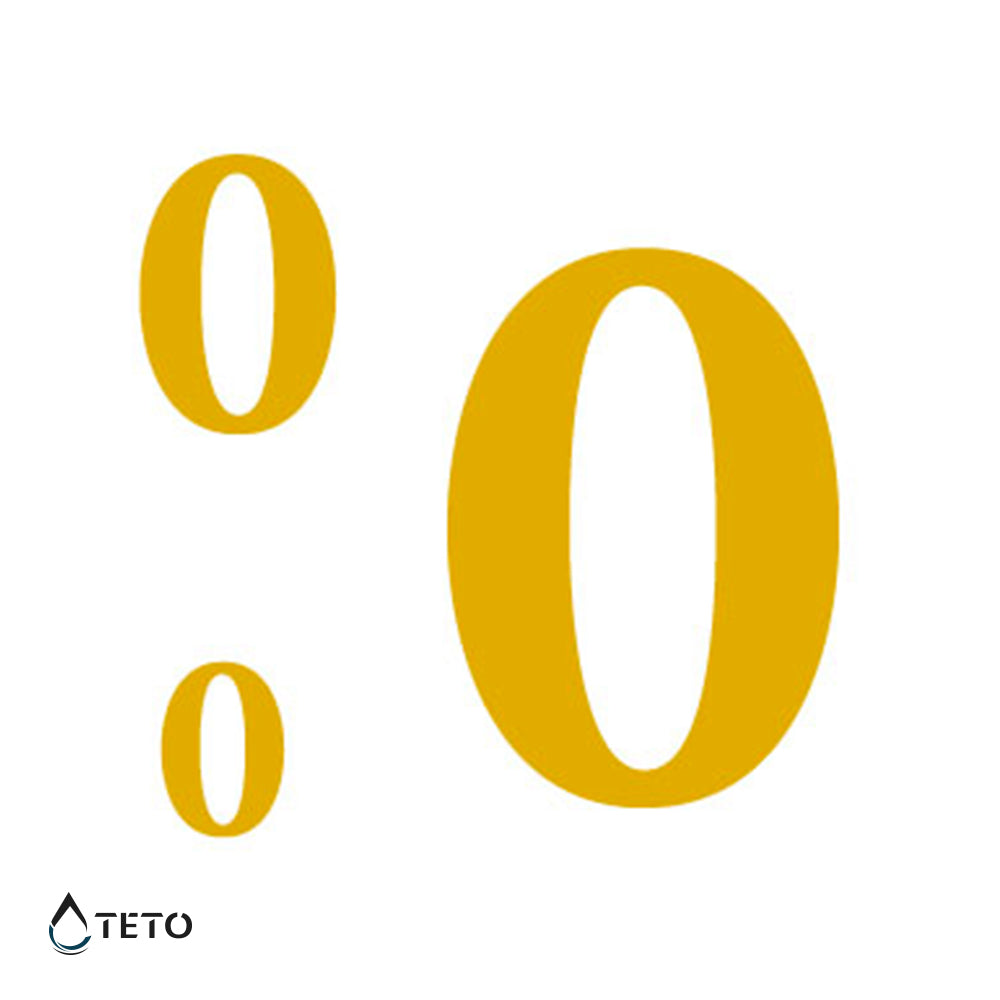 Nummer 0 - Set - TETO Temporäre Tattoos