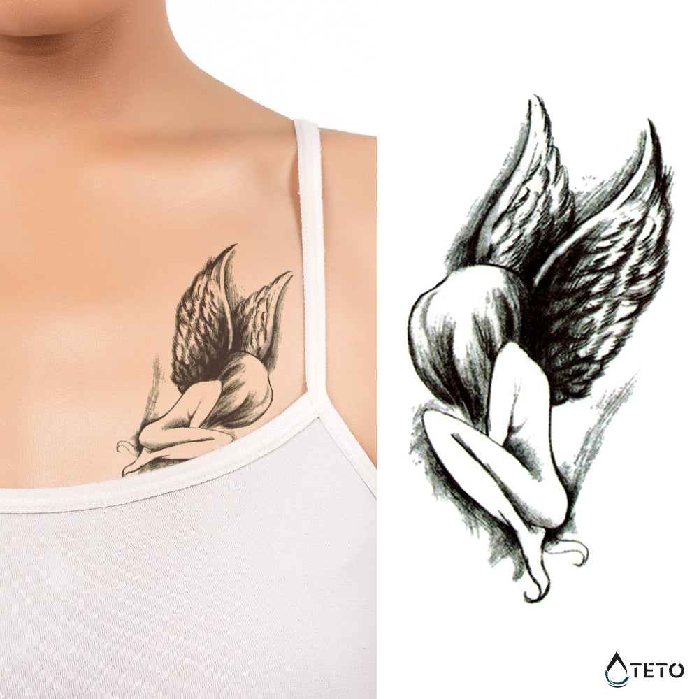 Gefallener Engel - TETO Temporäre Tattoos