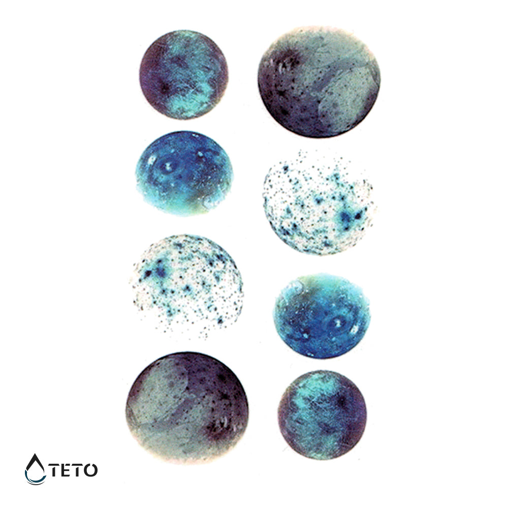 Planeten - Set - TETO Temporäre Tattoos