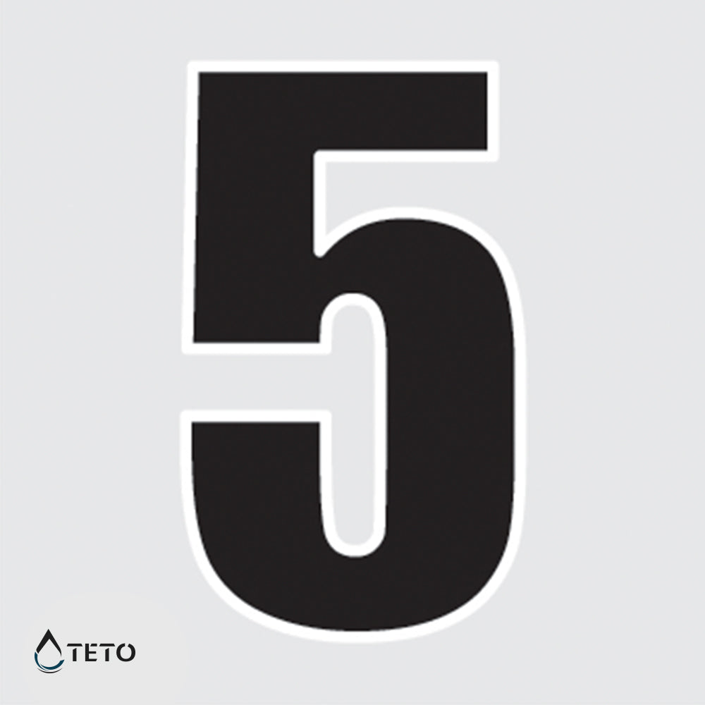 Nummer 5 - TETO Temporäre Tattoos