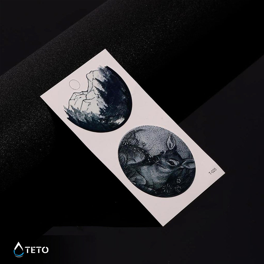 Natur - Set - TETO Temporäre Tattoos