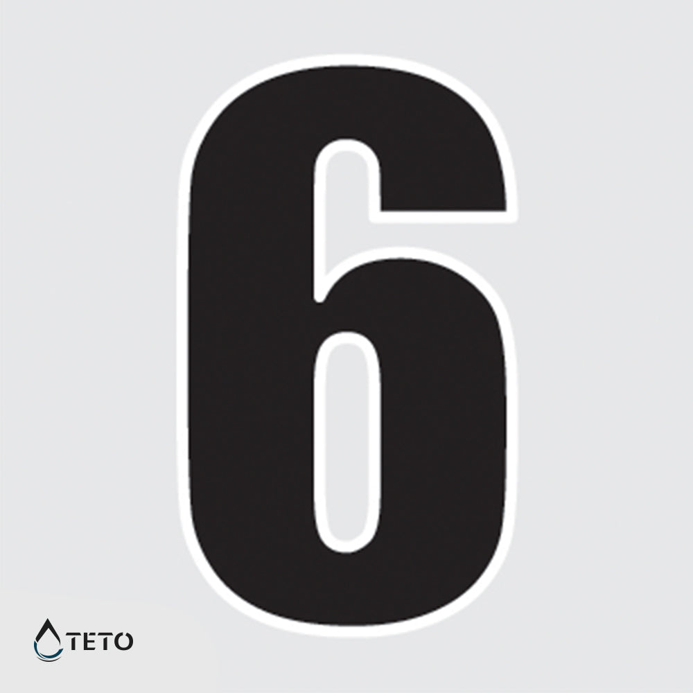 Nummer 6 - TETO Temporäre Tattoos