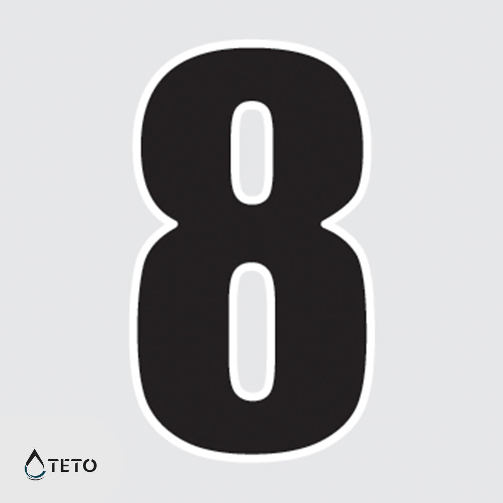 Nummer 8 - TETO Temporäre Tattoos