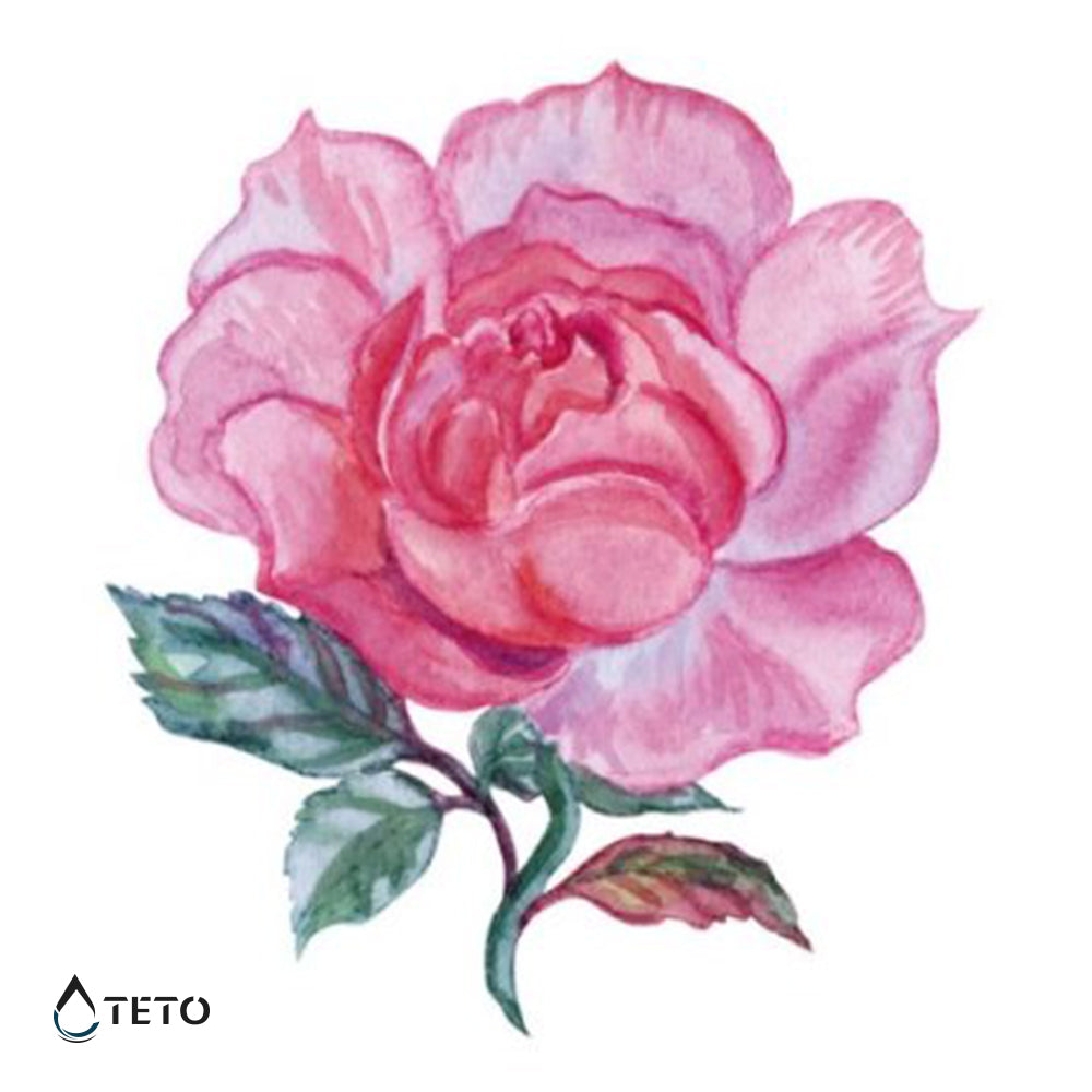 Mini-Rose - TETO Temporäre Tattoos