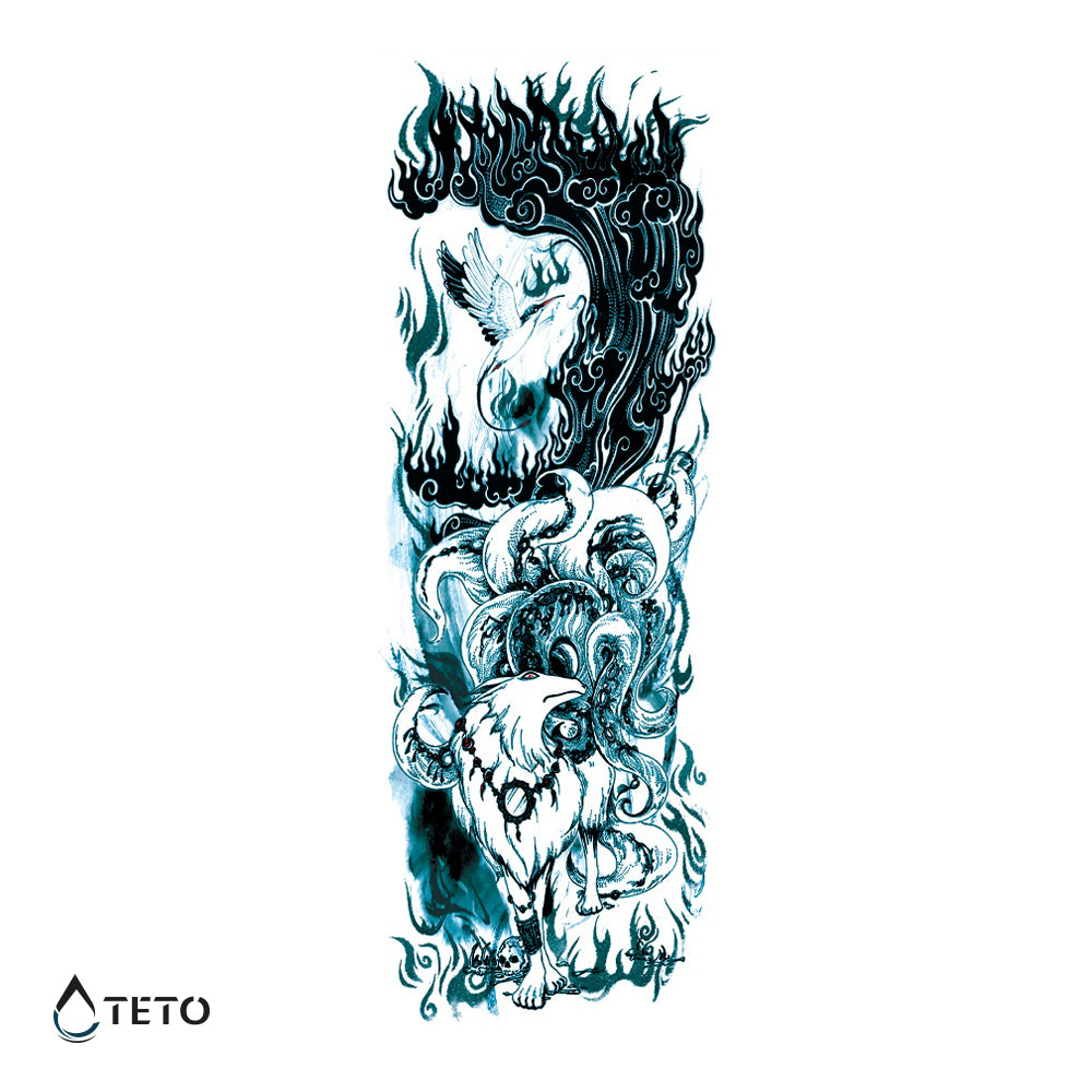 Wildes Meer - TETO Temporäre Tattoos