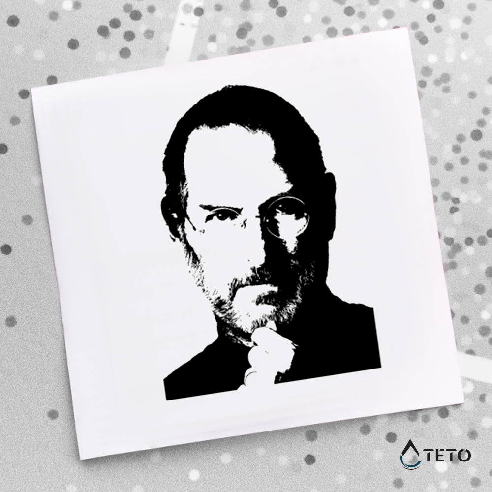 Steve Jobs - TETO Temporäre Tattoos