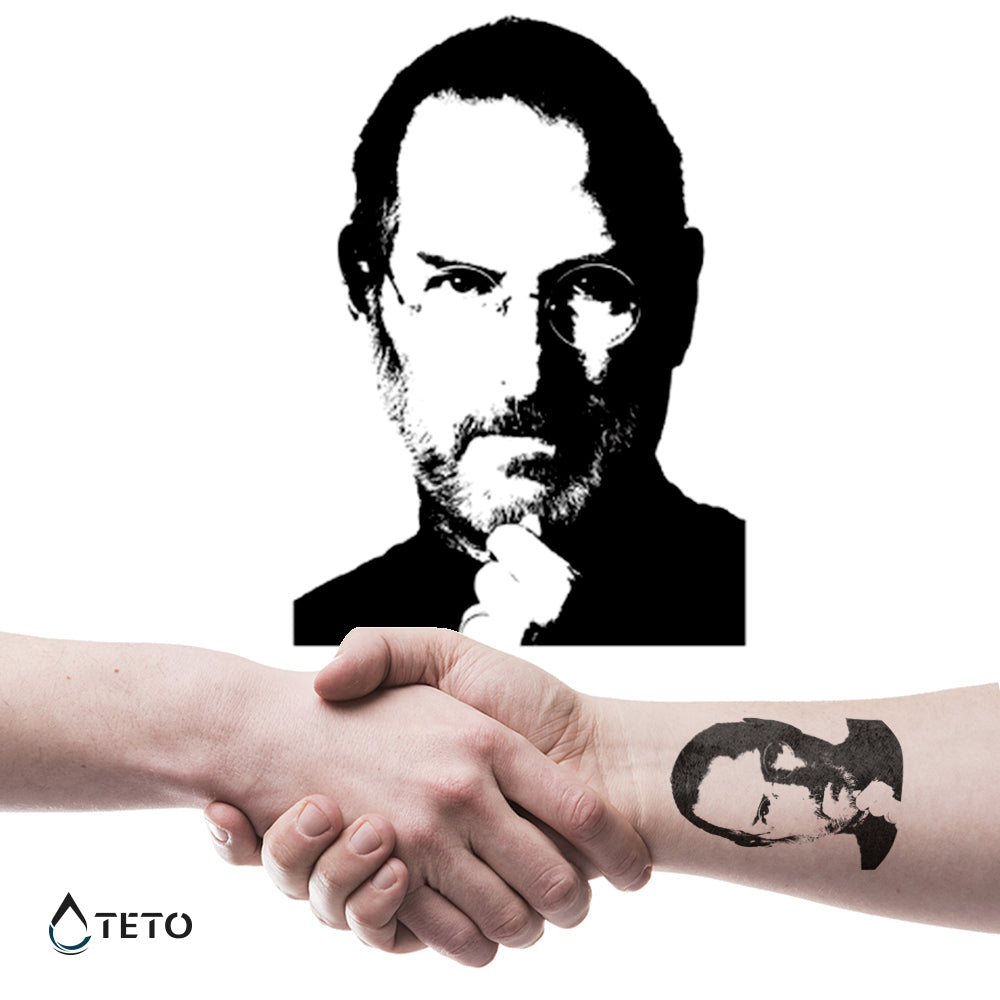 Steve Jobs - TETO Temporäre Tattoos