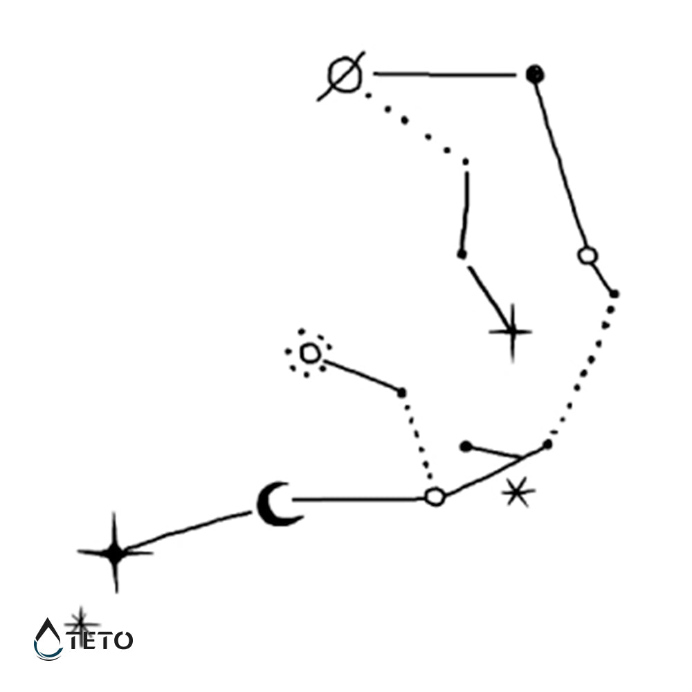 Konstellation - TETO Temporäre Tattoos