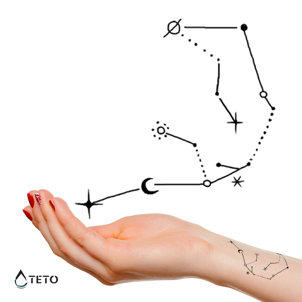 Konstellation - TETO Temporäre Tattoos