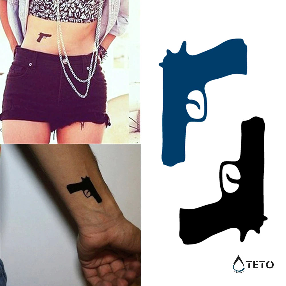 Waffen - Set - TETO Temporäre Tattoos