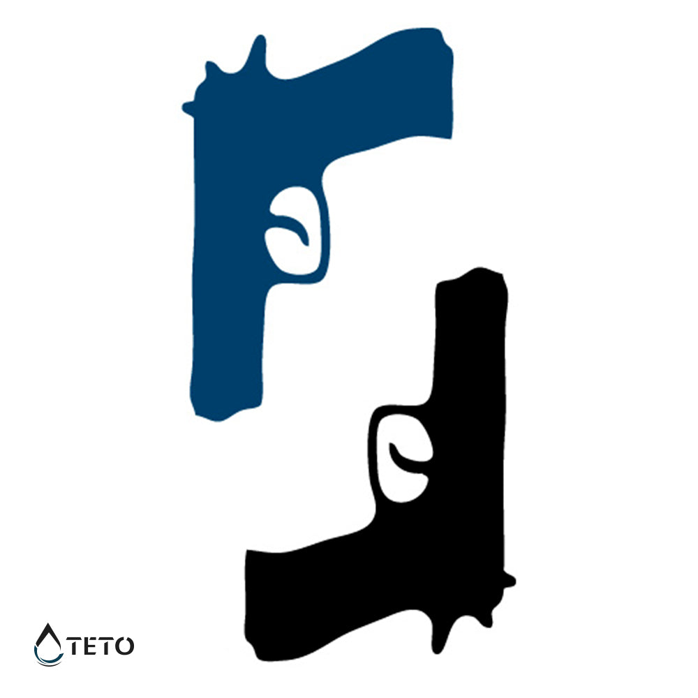 Waffen - Set - TETO Temporäre Tattoos