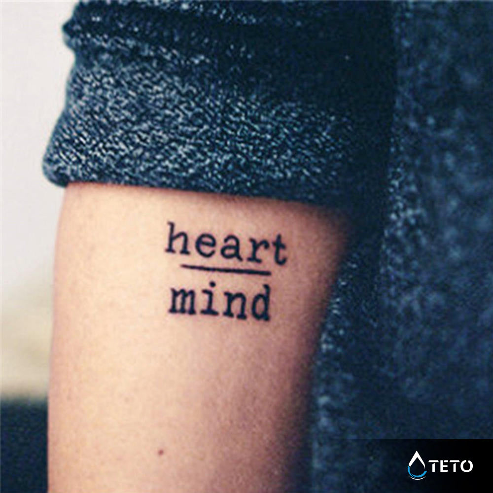 Im Kopf und im Herzen - Set - TETO Temporäre Tattoos