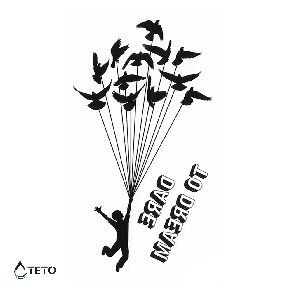 Wage es, zu träumen - TETO Temporäre Tattoos
