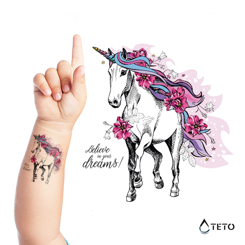 Glaube an deine Träume - TETO Temporäre Tattoos