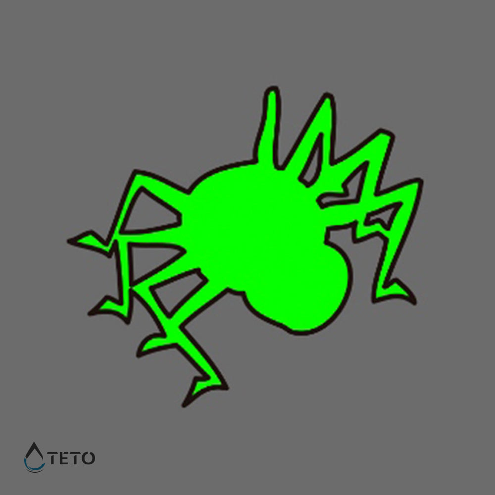 Spinne - Leuchtet im Dunkeln - TETO Temporäre Tattoos