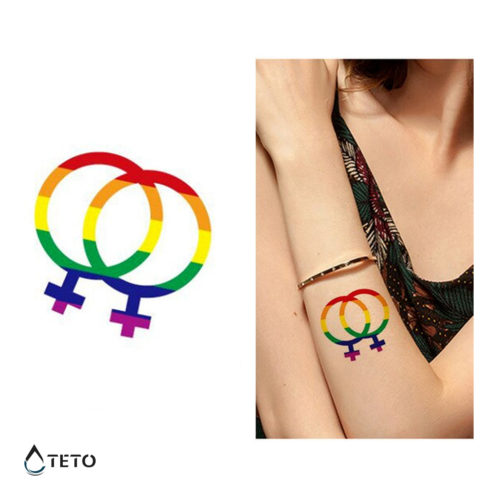 Frauen-Symbol - TETO Temporäre Tattoos