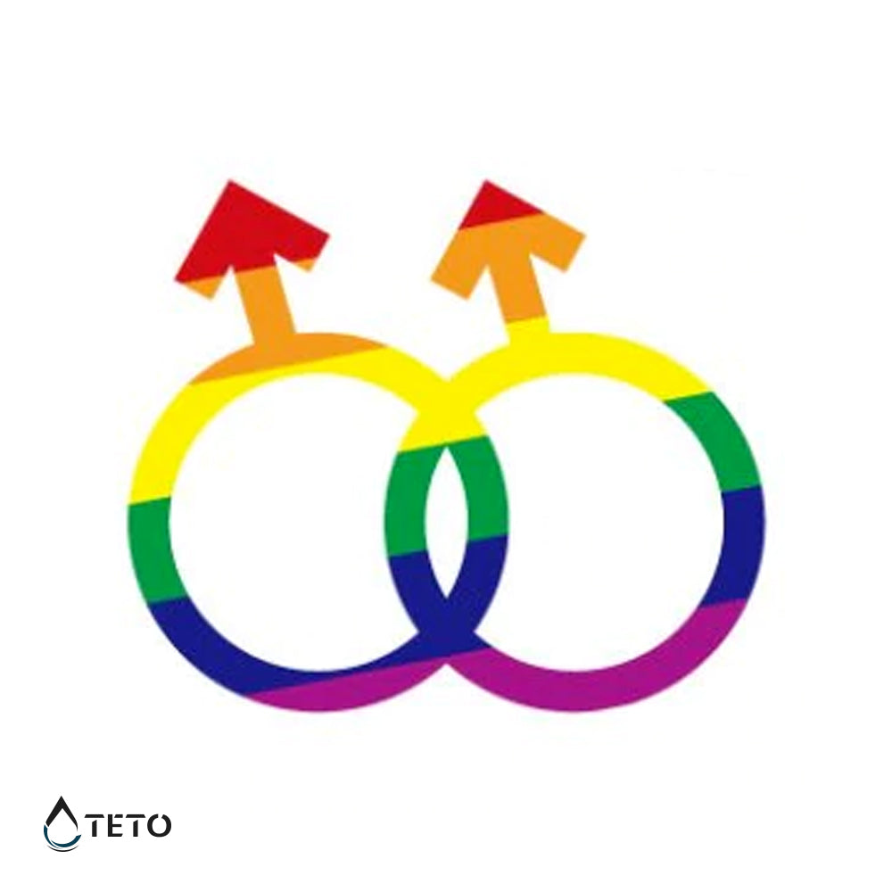 Männer-Symbol - TETO Temporäre Tattoos
