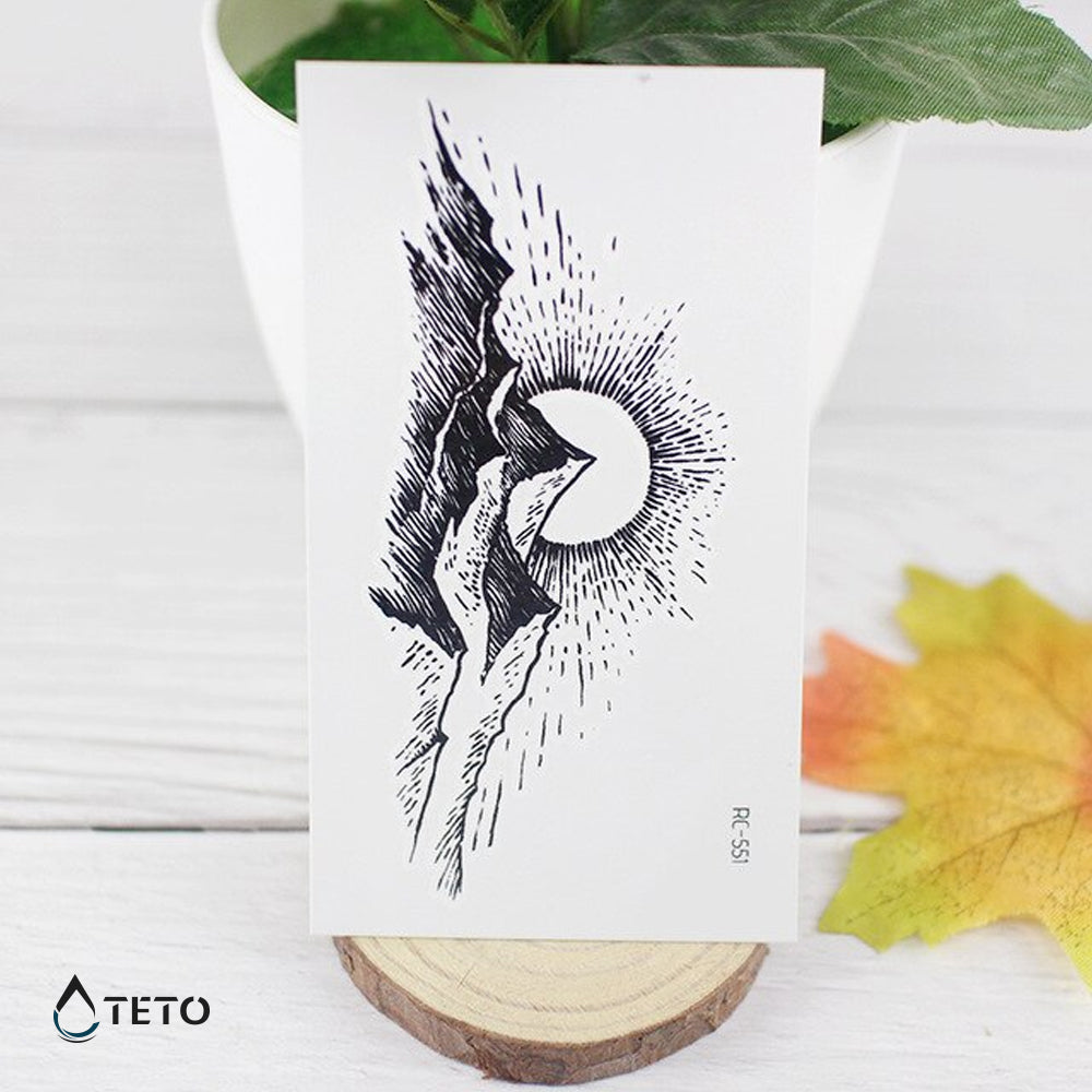 Berge - TETO Temporäre Tattoos