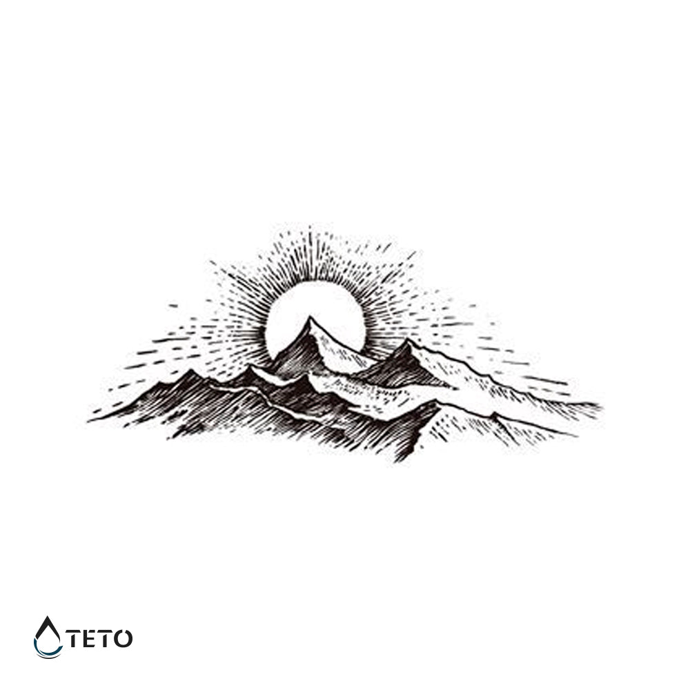 Berge - TETO Temporäre Tattoos