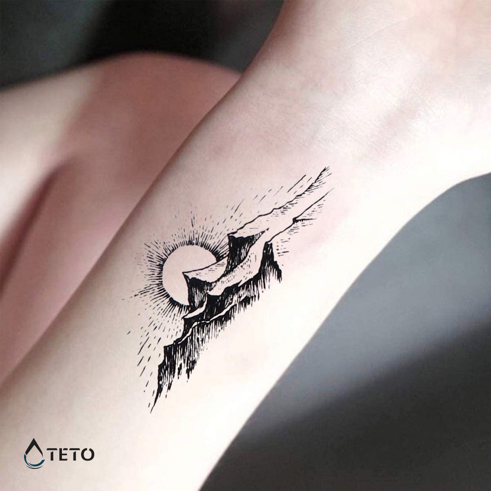 Berge - TETO Temporäre Tattoos