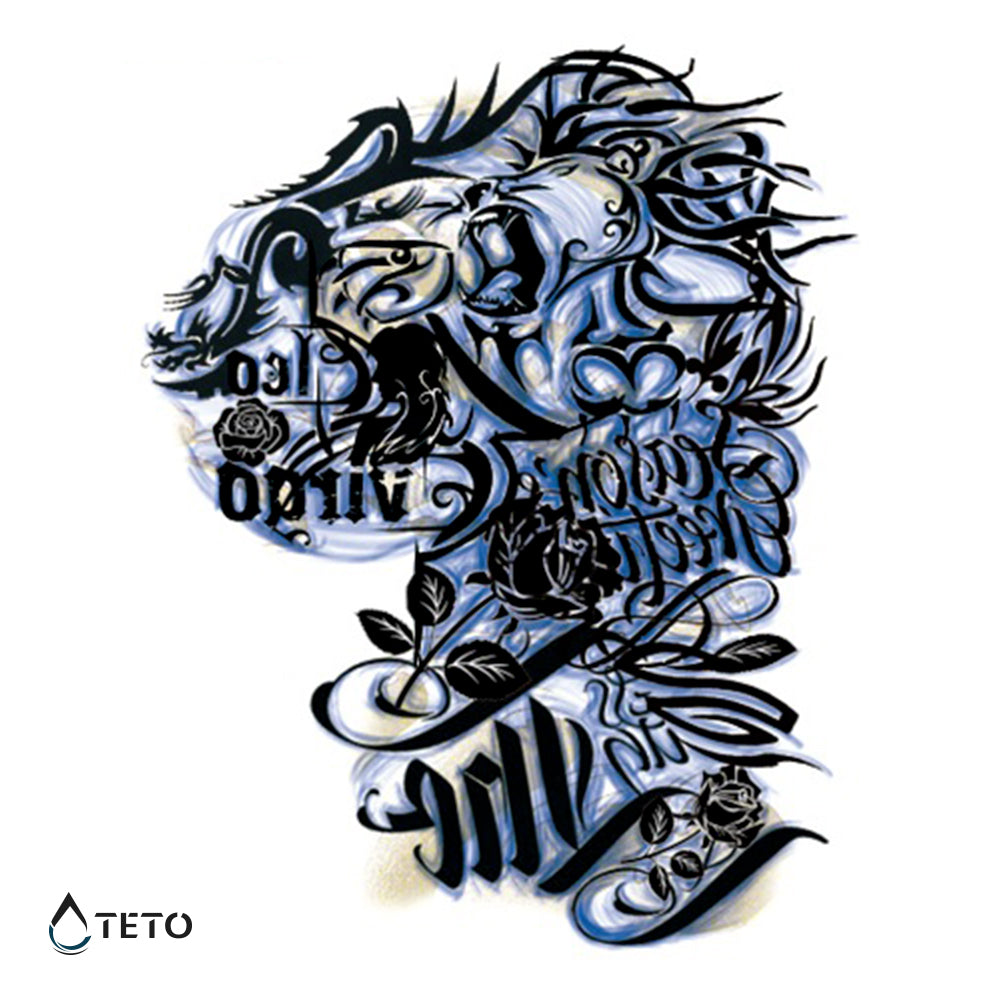 Tribal – Typ D - TETO Temporäre Tattoos