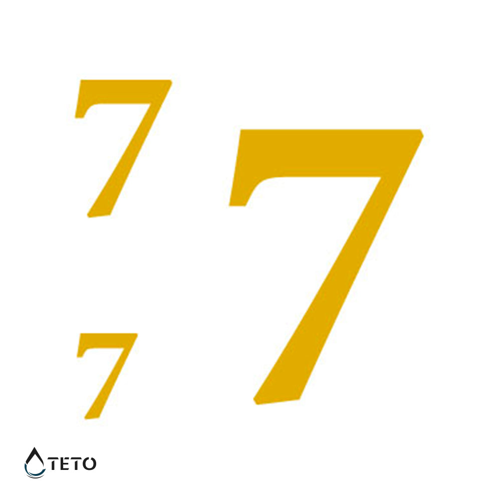 Nummer 7 - Set - TETO Temporäre Tattoos