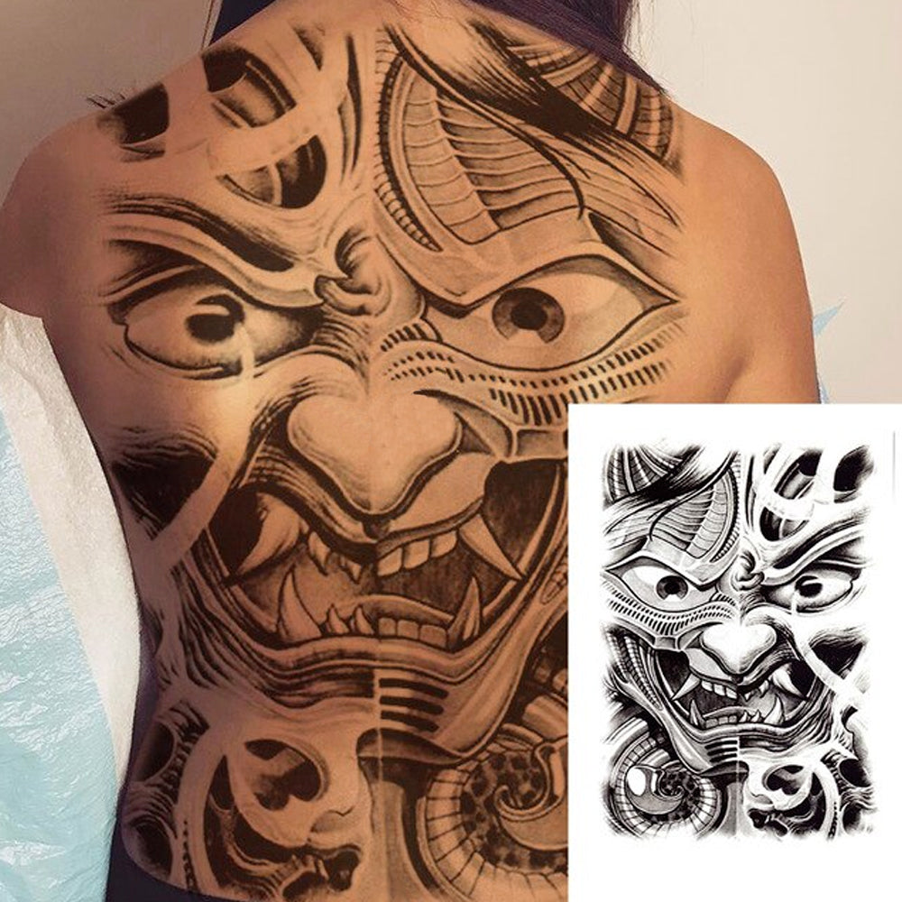 Dämonengesicht - TETO Temporäre Tattoos