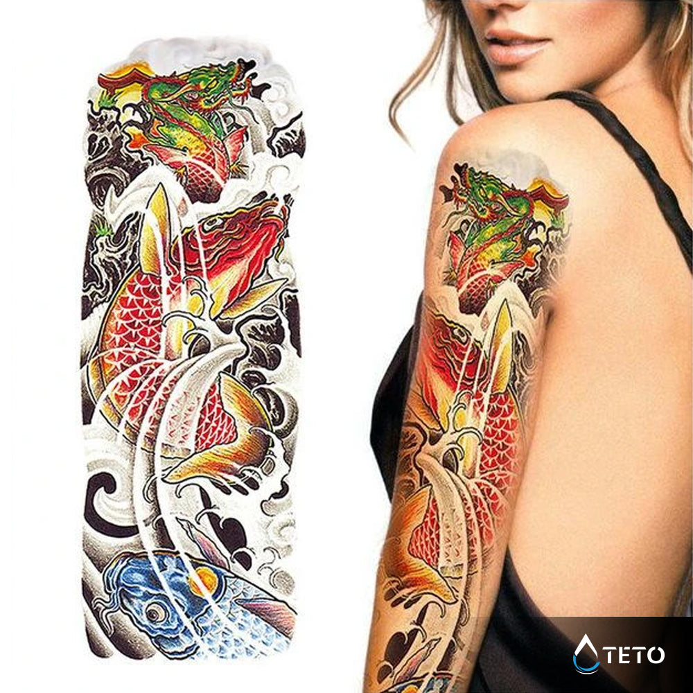 Koi - TETO Temporäre Tattoos