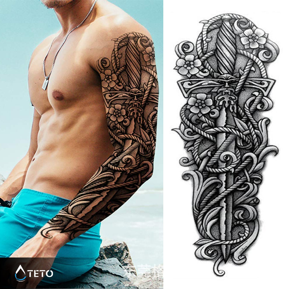 Marine Dolch - TETO Temporäre Tattoos