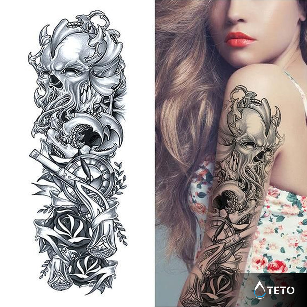Der Geist eines Kriegers - TETO Temporäre Tattoos