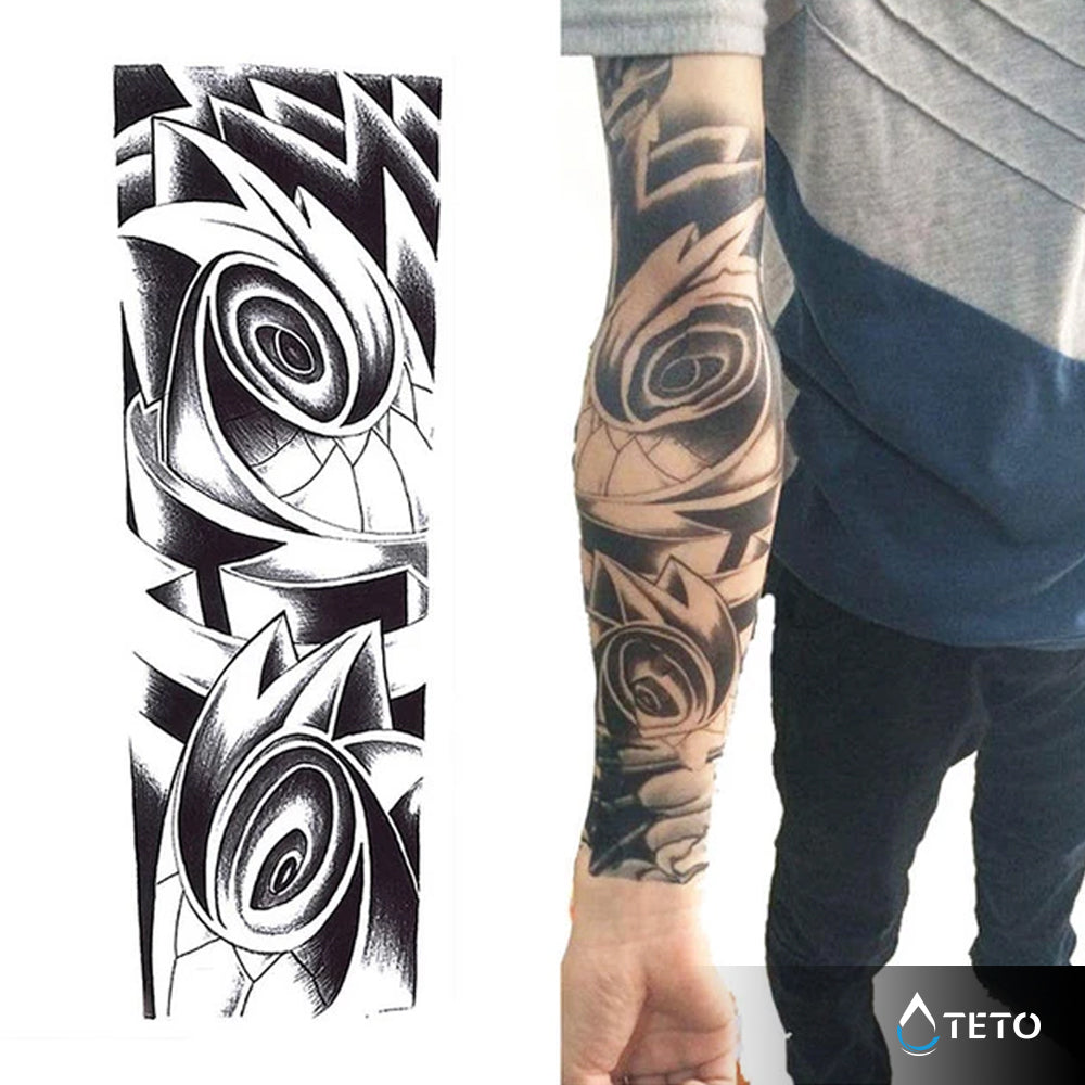 Abstrakte Ornamente - TETO Temporäre Tattoos