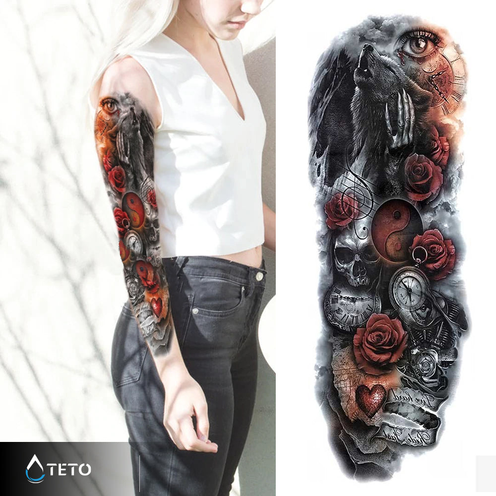 Gut und Böse - TETO Temporäre Tattoos