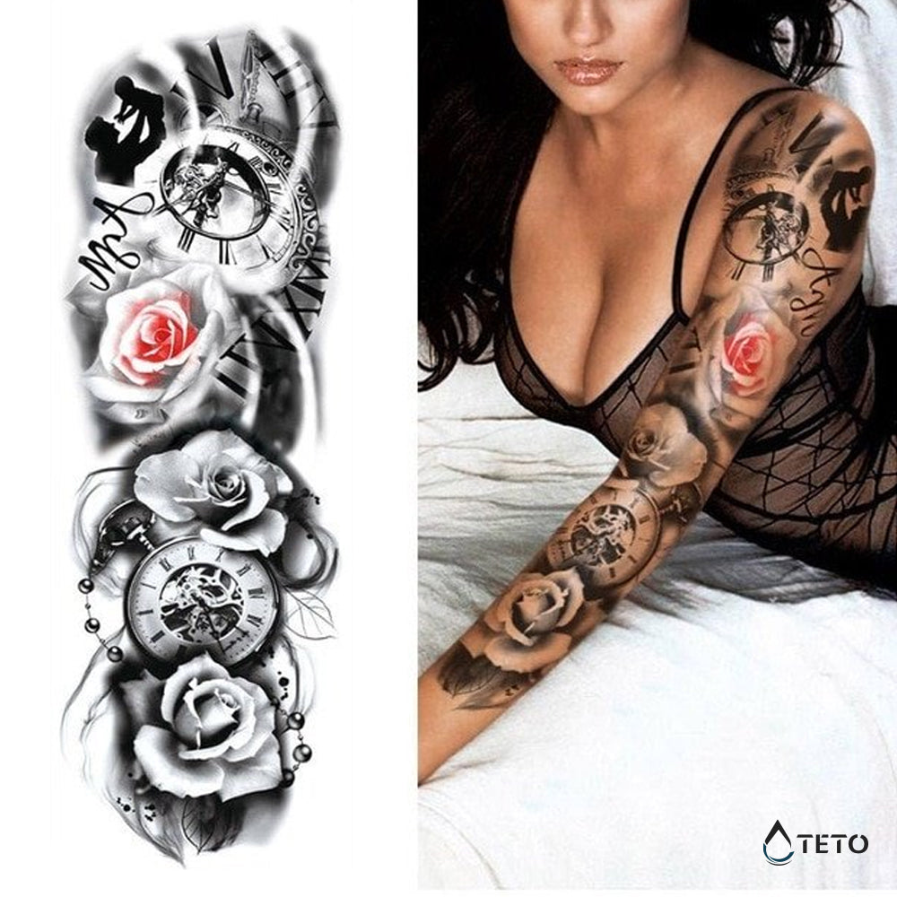 Der Lauf der Zeit - TETO Temporäre Tattoos