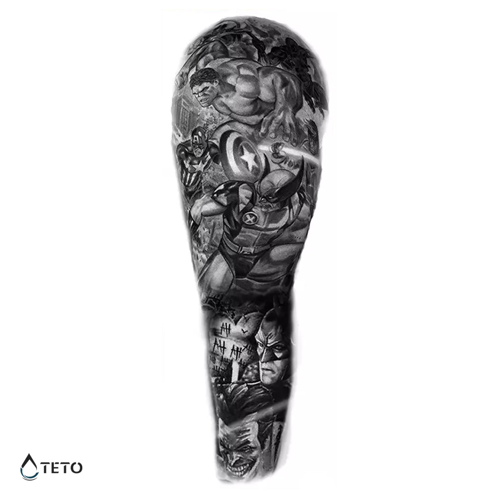 Die Rächer - TETO Temporäre Tattoos