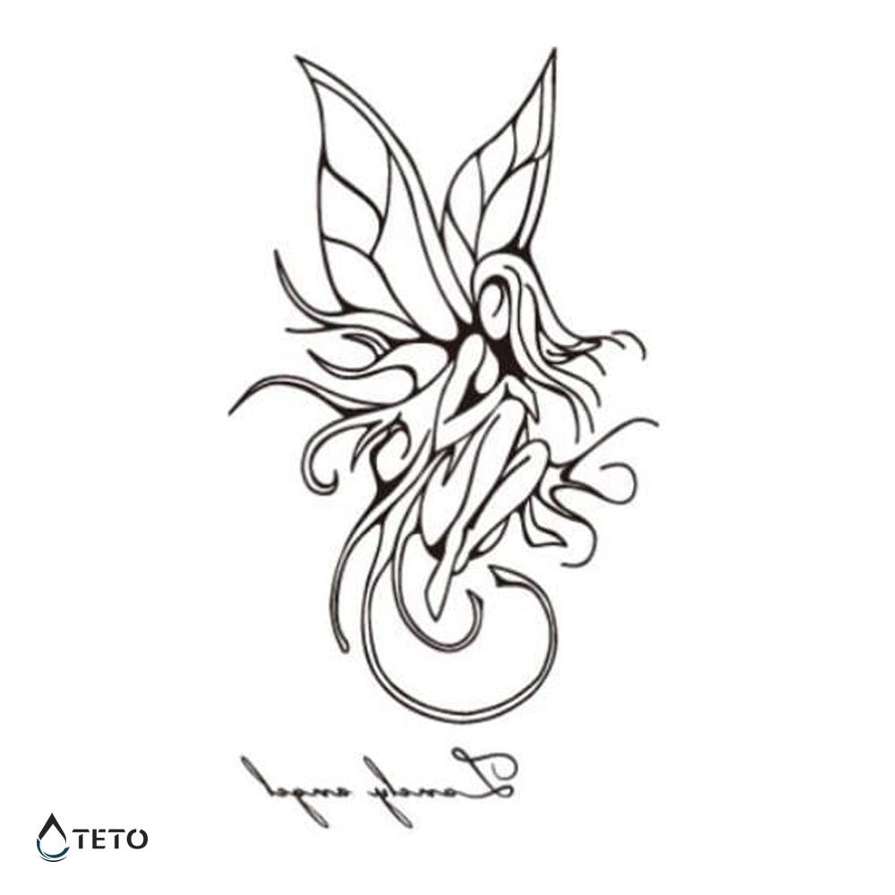 Ängstliche Fee - TETO Temporäre Tattoos
