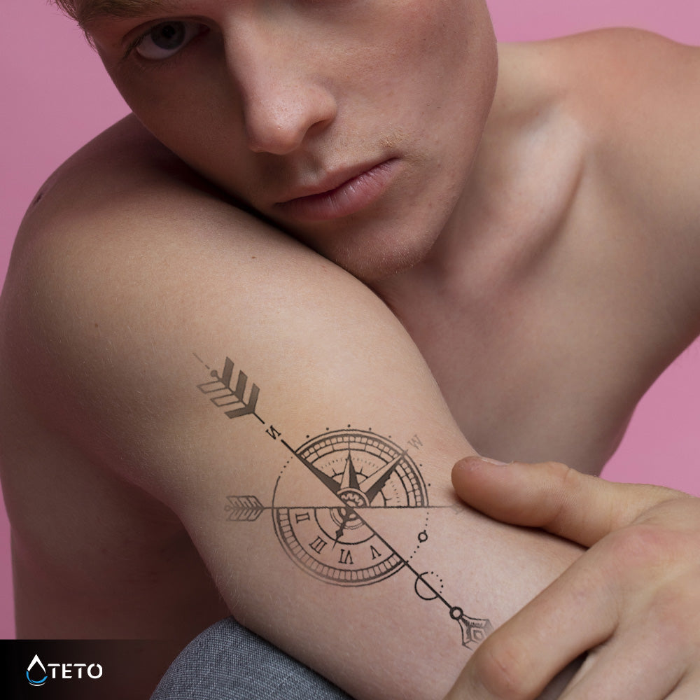 Finde die richtige Richtung und den richtigen Moment – Semipermanente - TETO Temporäre Tattoos
