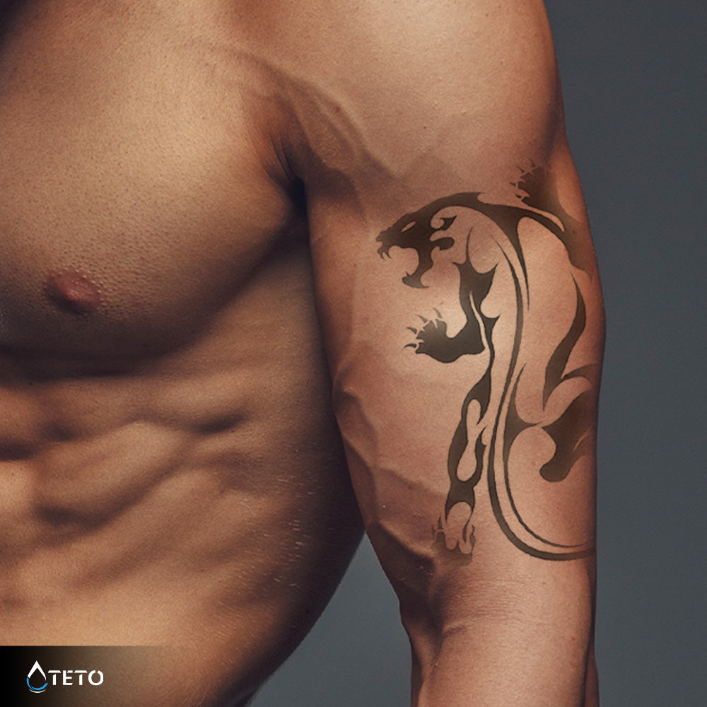 Tribal Tiger – Semipermanente - TETO Temporäre Tattoos