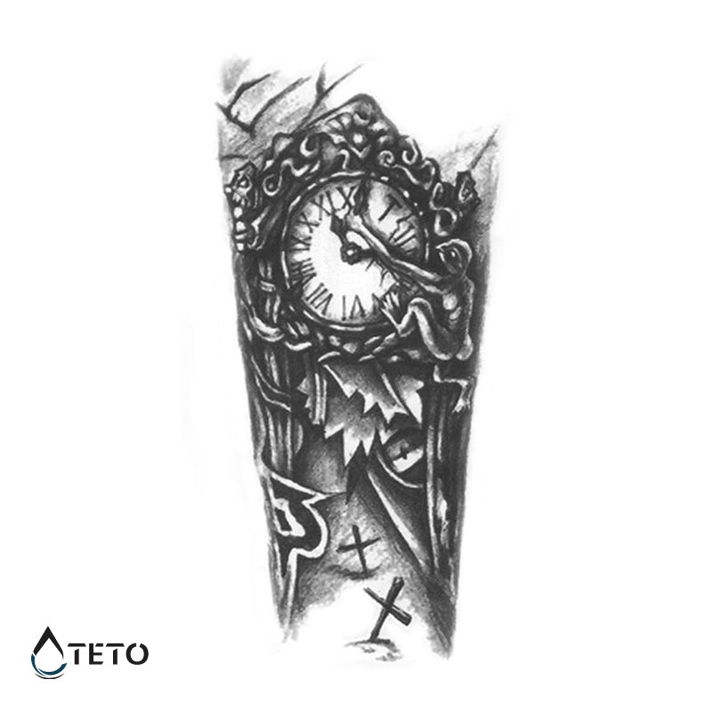 Verschwende keine Zeit – Semipermanente - TETO Temporäre Tattoos