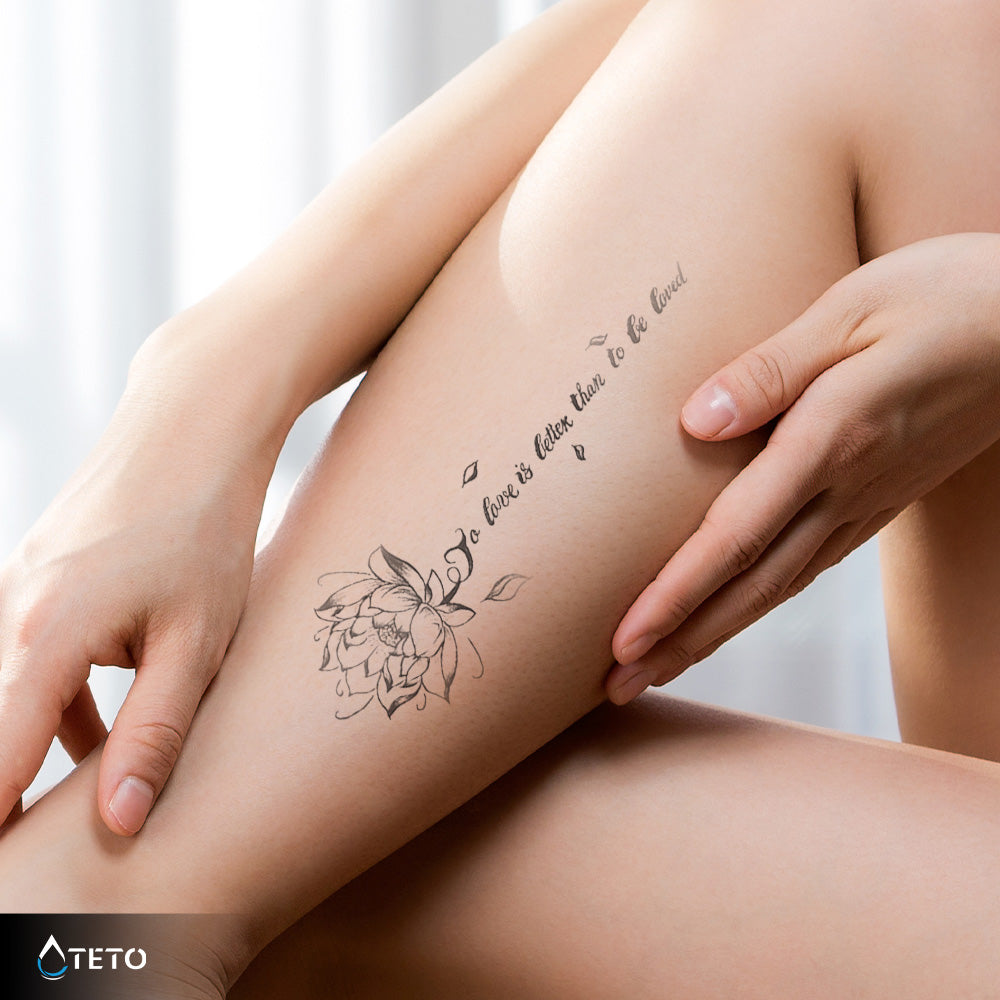Lieben ist besser, als geliebt zu werden – Semipermanente - TETO Temporäre Tattoos
