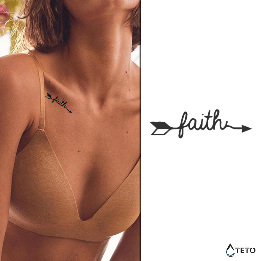 Glaube – Semipermanente - TETO Temporäre Tattoos