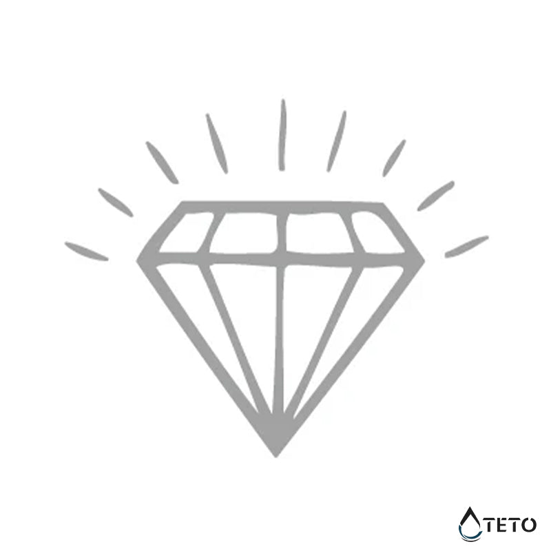 Funkelnder Diamant - TETO Temporäre Tattoos